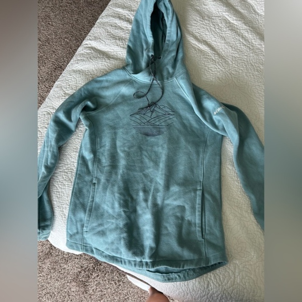 Columbia Seafoam Green Hoodie